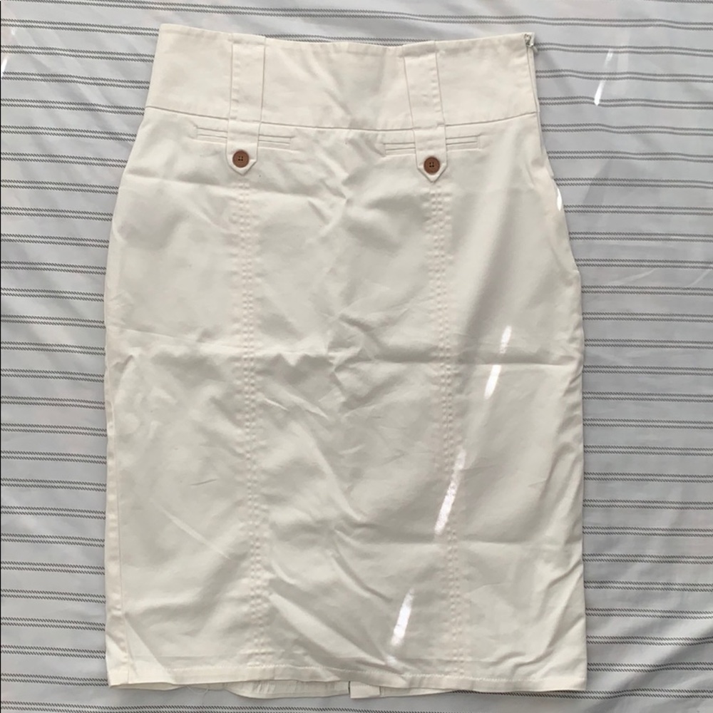 Womens White Worthington Skirt